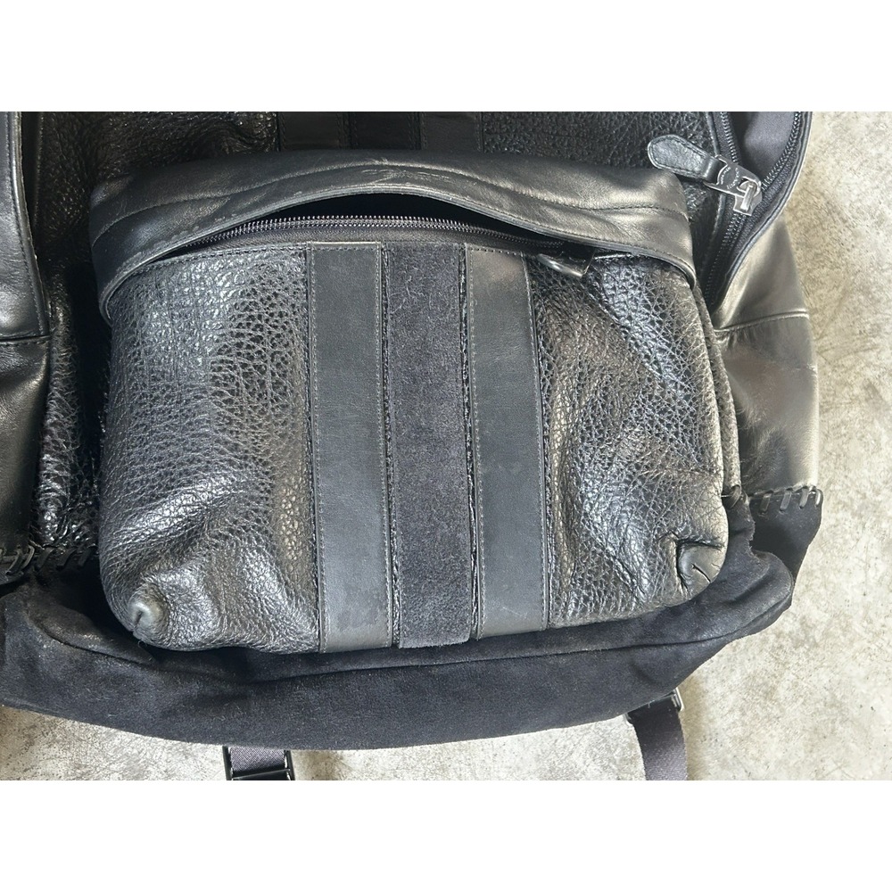 COACH Charles  Varsity Backpack Black Leather  Baseball Stitch #11250 $595 - Picture 13 of 16
